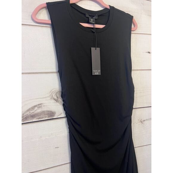 Rachel Zoe NWT Size SM Stretchy Black Maxi Dress Chic Classic - Picture 6 of 6